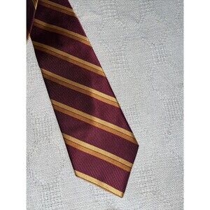 Jos. A. Bank Italy Men’s 7 Fold Dress Tie Size 59” 3” Purple Repp Business